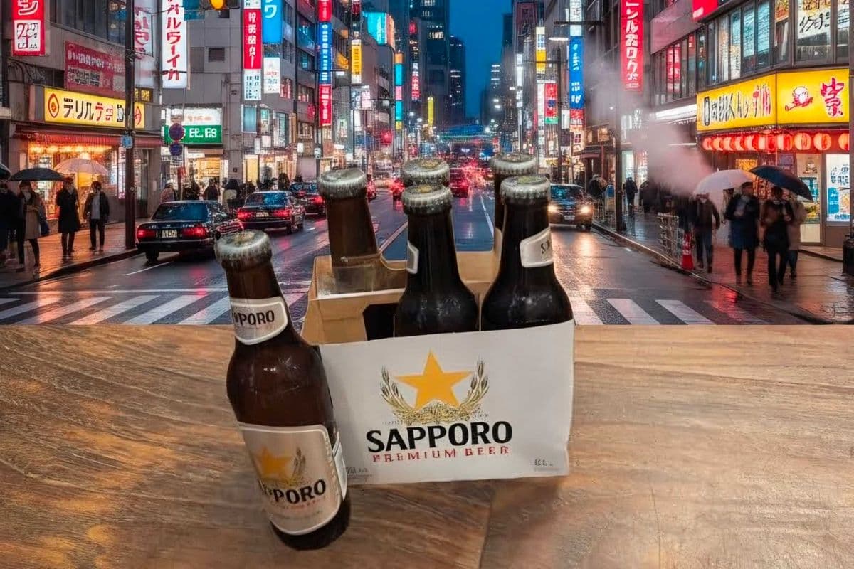 Sapporo Bottles (6 x 355 ml bottles)
