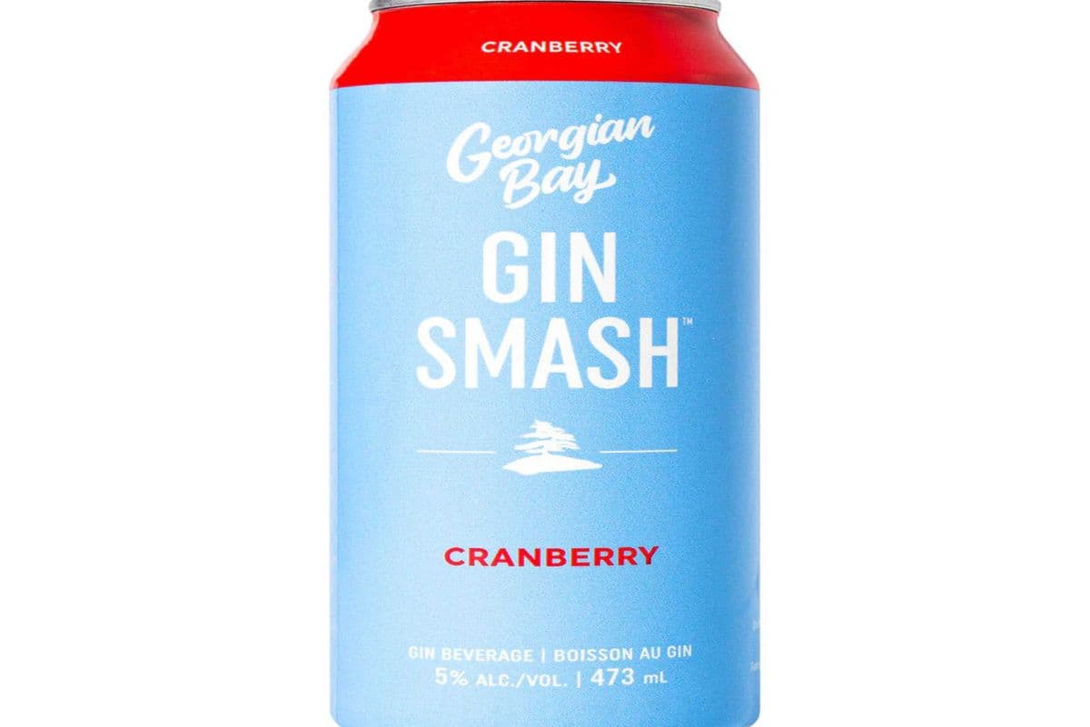 GEORGIAN BAY CRANBRY GIN SMASH 473 ml (1 x 473 ml) (1 x 473 ML )