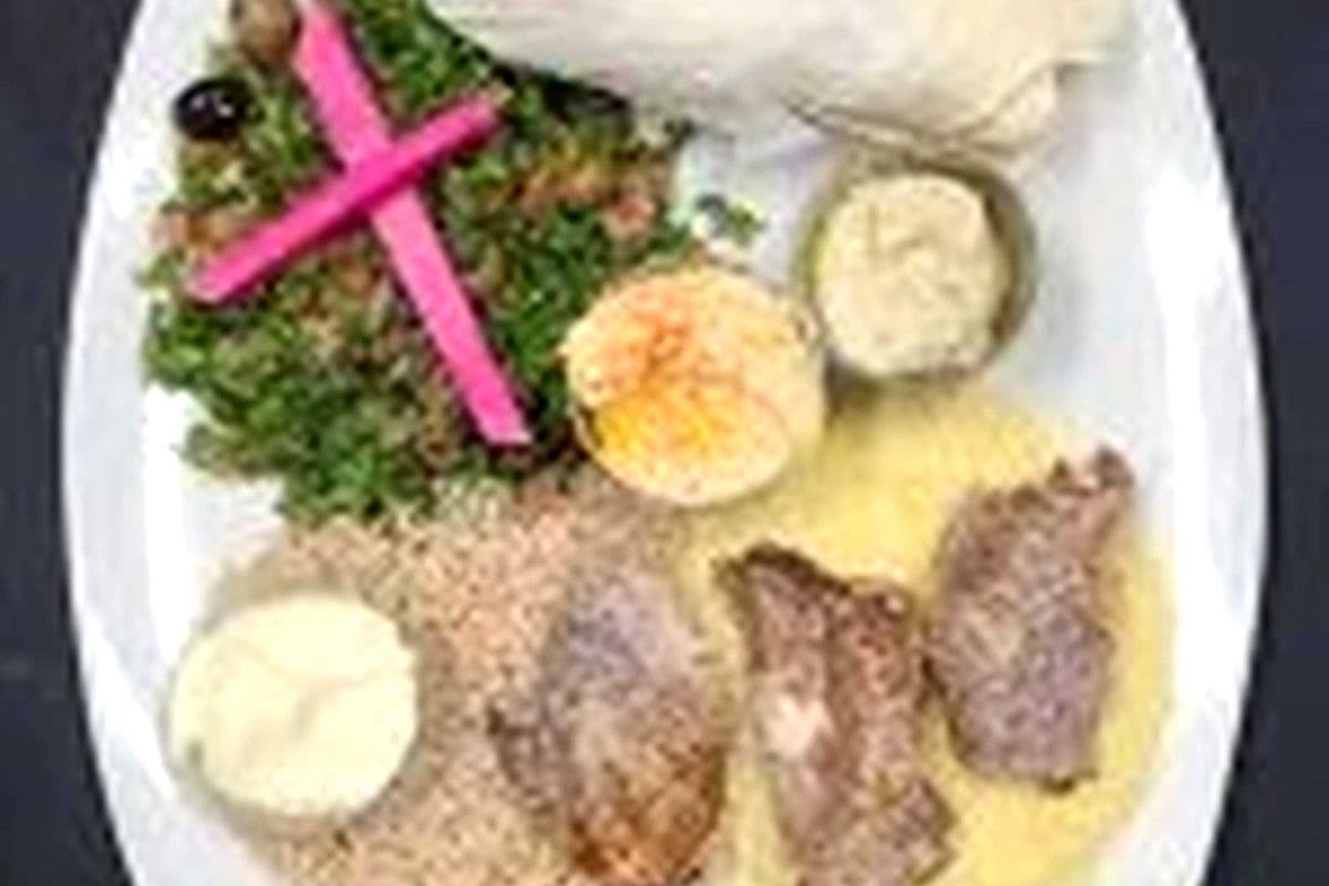 Assiette shish taouk (poulet)