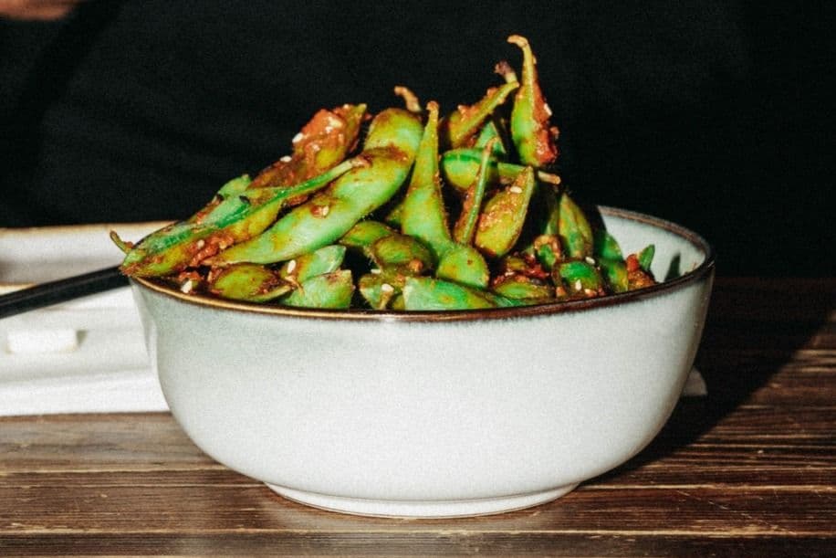 Spicy edamame