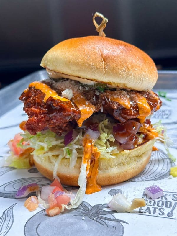 Tandoori Gar Par Fried Chicken Sandwich