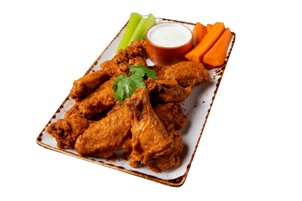 8 Piece - Hot BBQ Chicken Wings