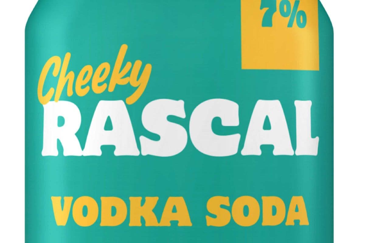 Cheeky Rascal Tropical Punch Vodka Soda, 473mL (7% ABV) (1 x 473mL)