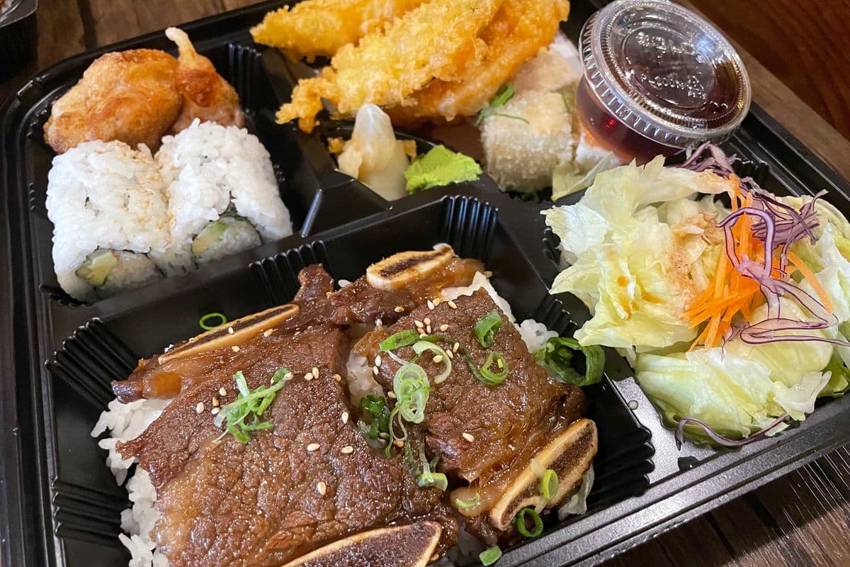 BBQ Short Rib Bento