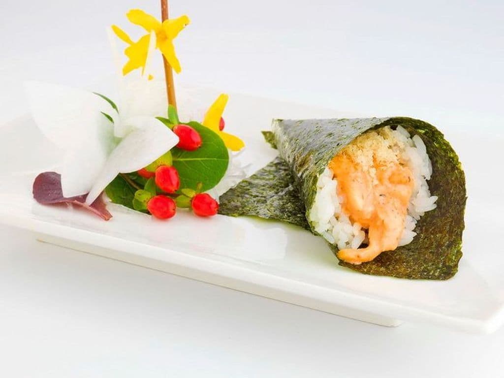 Spicy Salmon Hand Roll