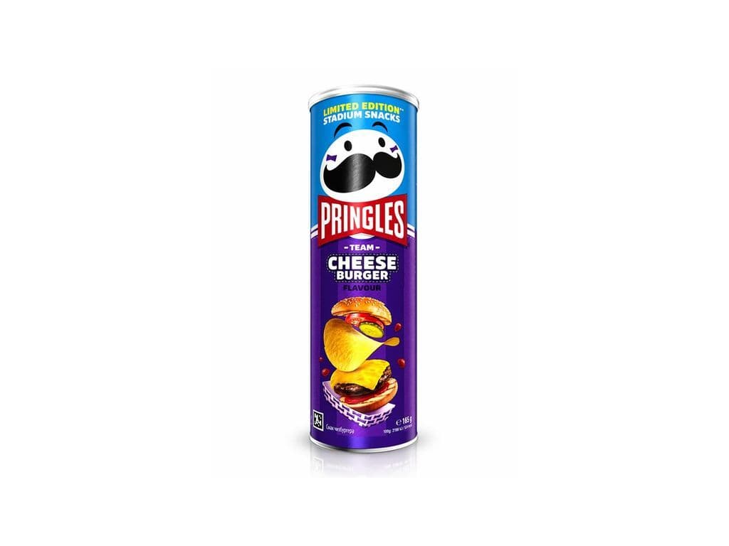 Pringles Team Cheeseburger Stacked Polish Potato Chips 165g European Snack