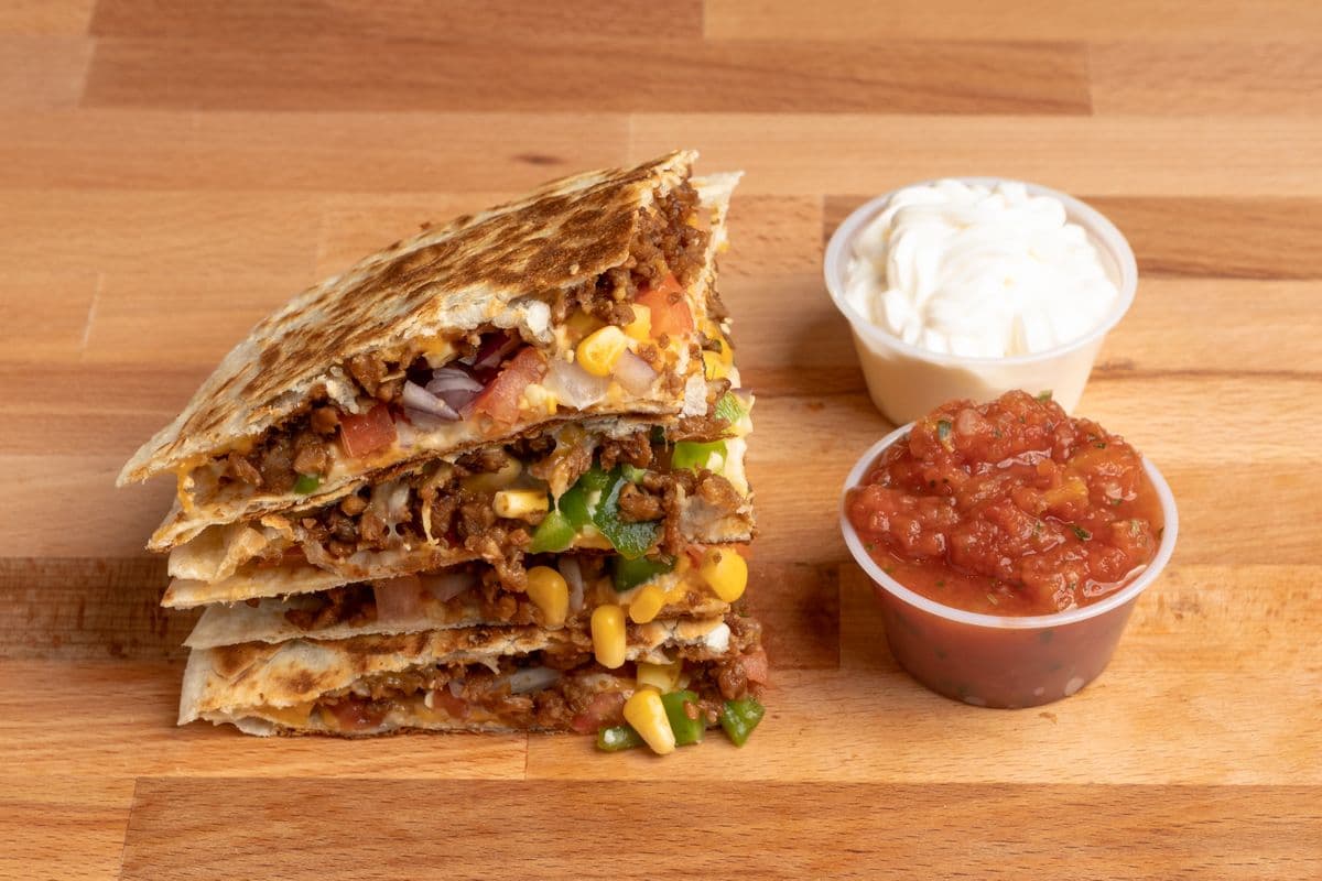 Veggie Ground Quesadilla