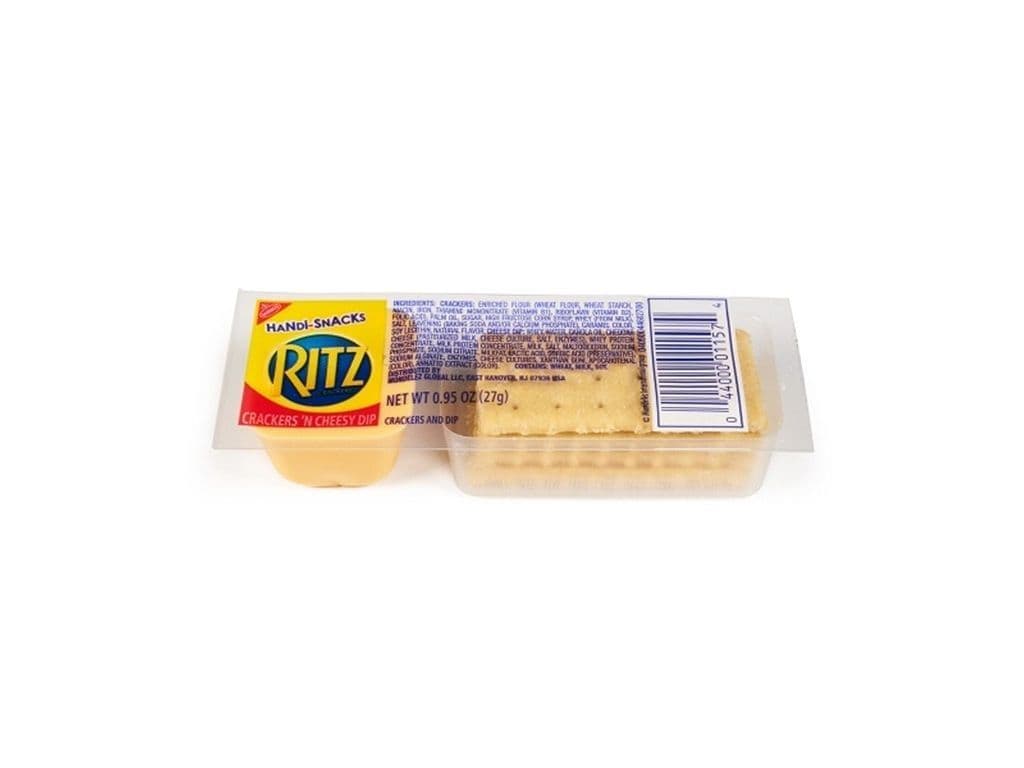 Ritz Handi Snack Salty Crackers with Cheese Dip 27g 