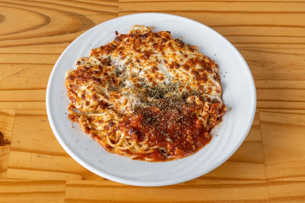 Spaghetti au gratin