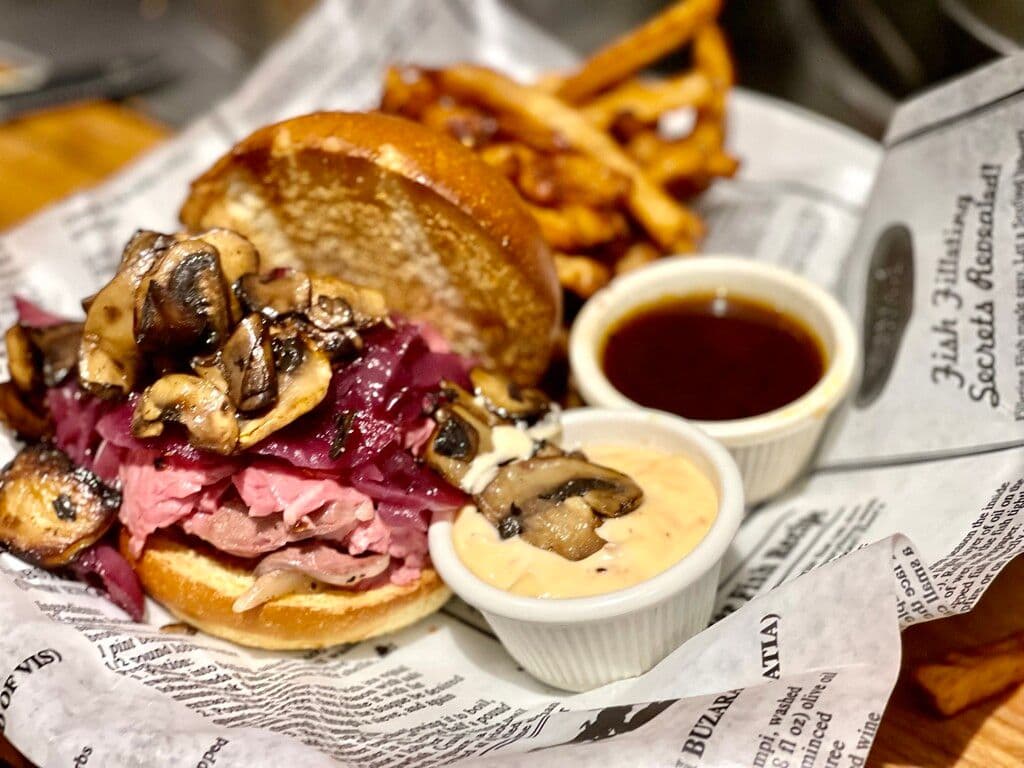 Sandwich à la côte de boeuf
