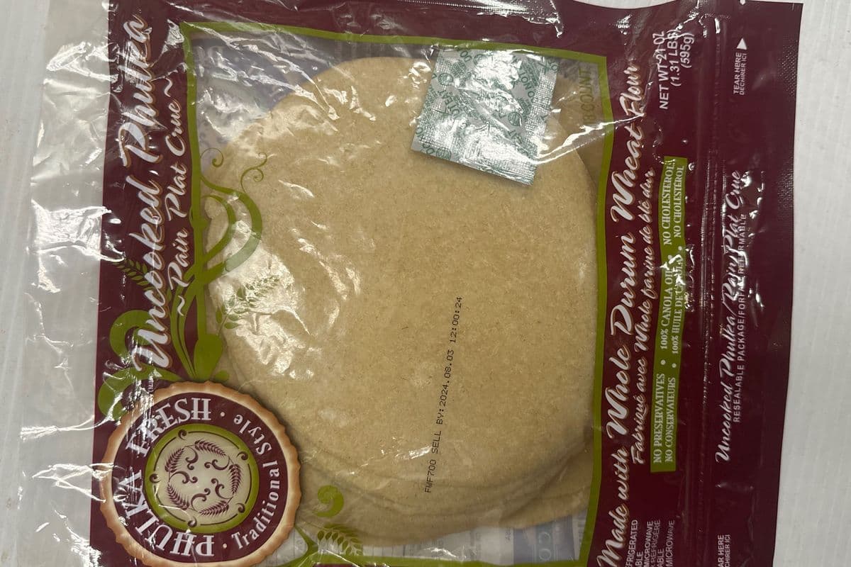 Uncooked Phulka (18 pc)