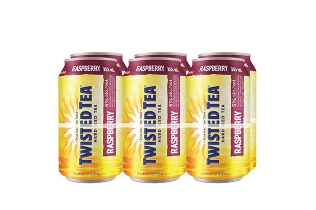 Twisted Tea Raspberry Iced Tea (6 x 355ml Cans)