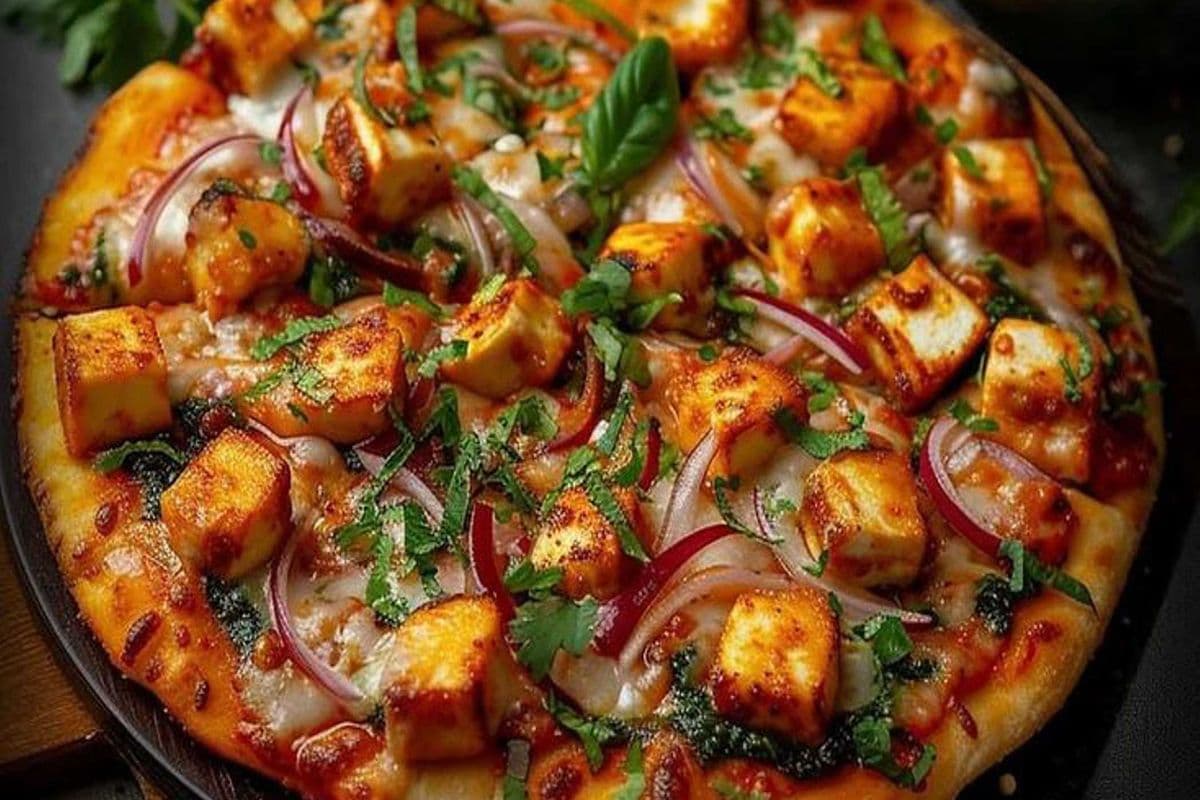 19. 14" Large Paneer Tikka Pizza