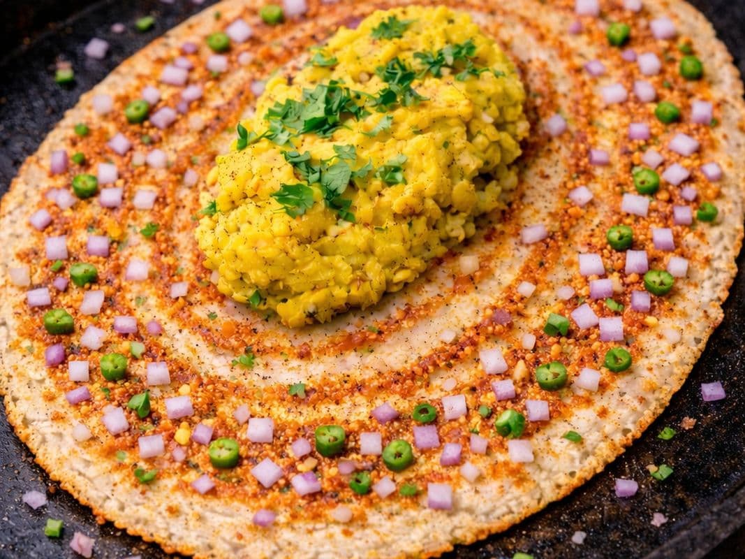 🌶🌶Tamarind Crunchy-Cheese Masala Dosa