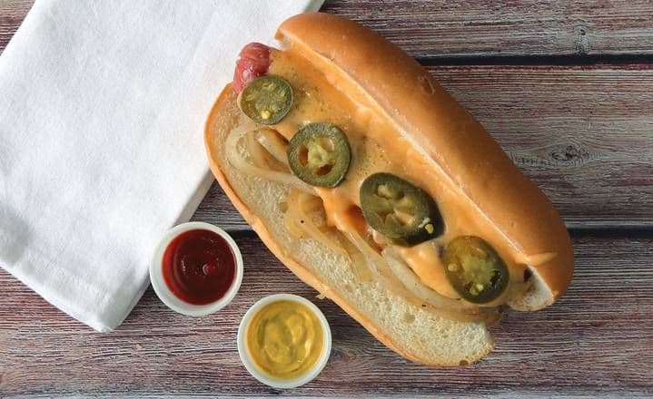 Bacon Wrapped Jalapeno Cheese Dog