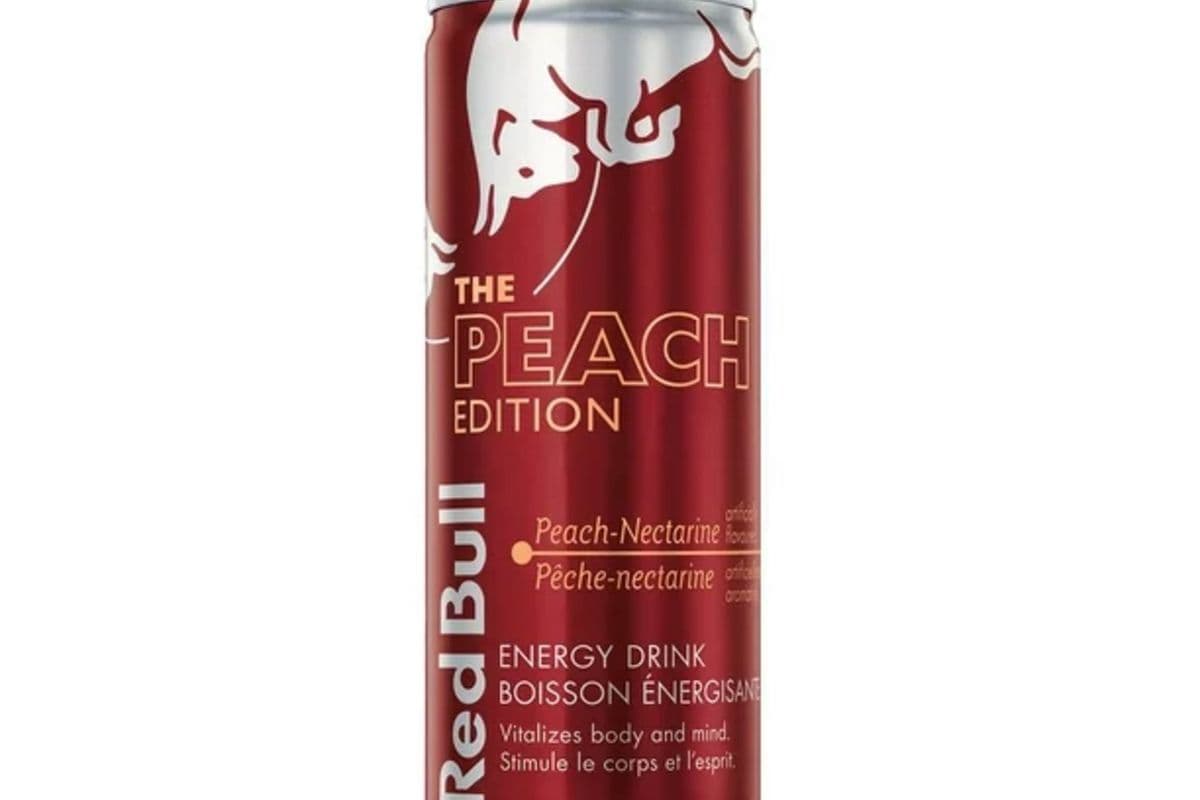 Red Bull Peach Edition Can (250 ml)