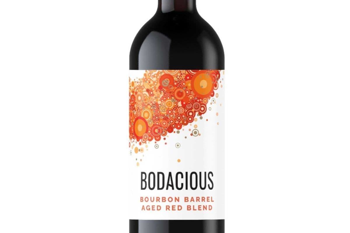 Bodacious Bourbon Barrel Aged Blend Wine, Red (750 ml) 750 ml • 12% ABV (1 x 750 ml)