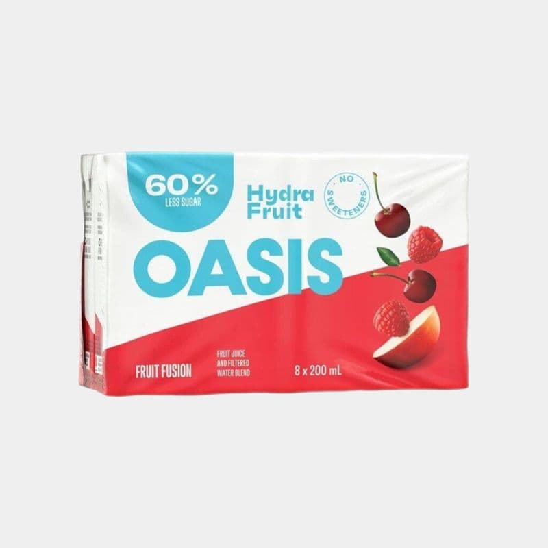 Oasis Hydrafruit Fruit Fusion Fruit Juice Boxes (8x200ml)