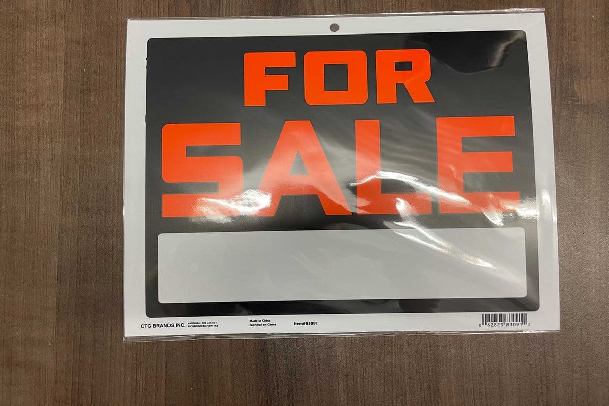 For Sale Sign