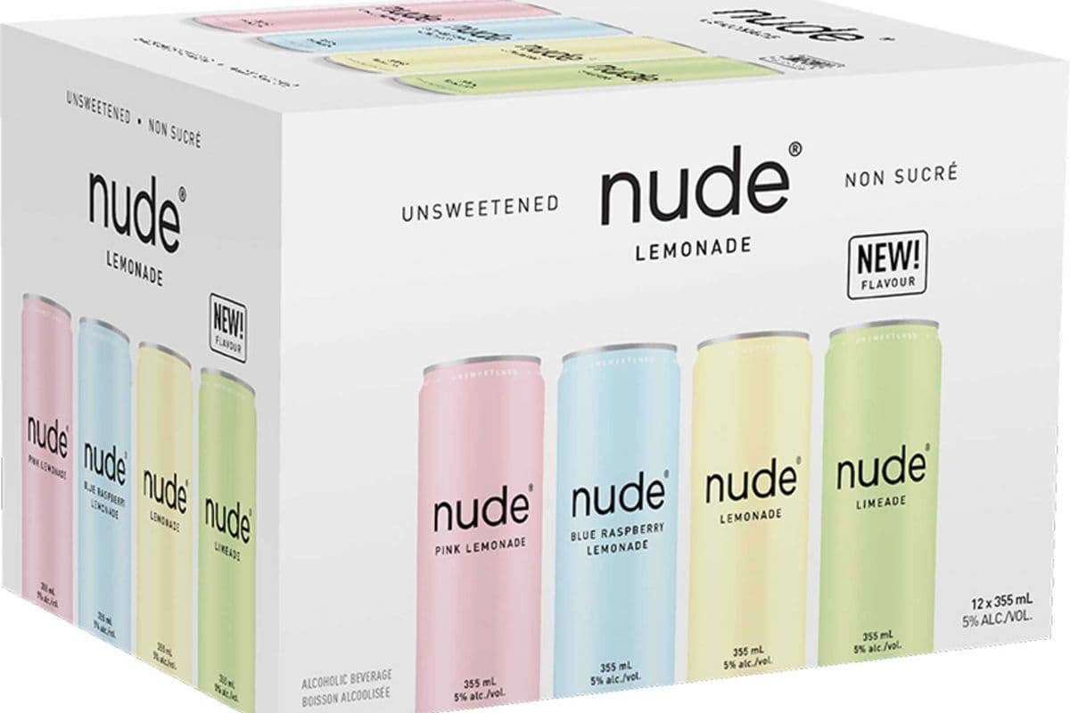 Nude Vodka Soda Lemonade (12 x 355ml)