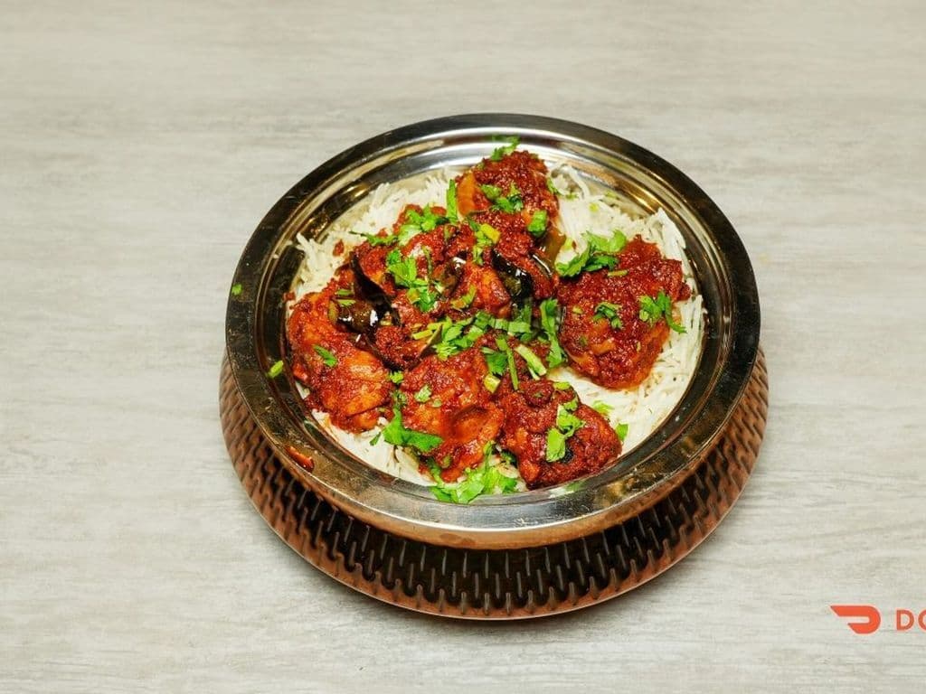 Ghee Roast Chicken Pulao