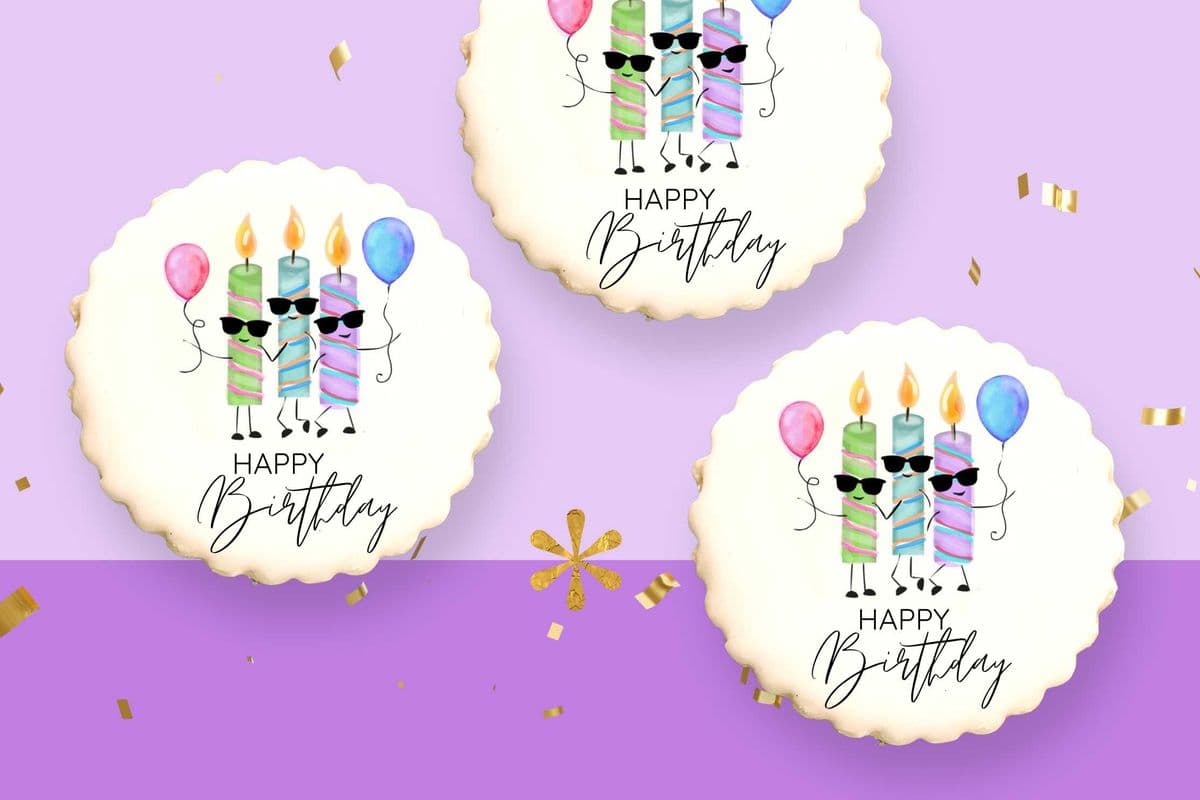 Happy Birthday Cookie - Get Lit (1 pc)
