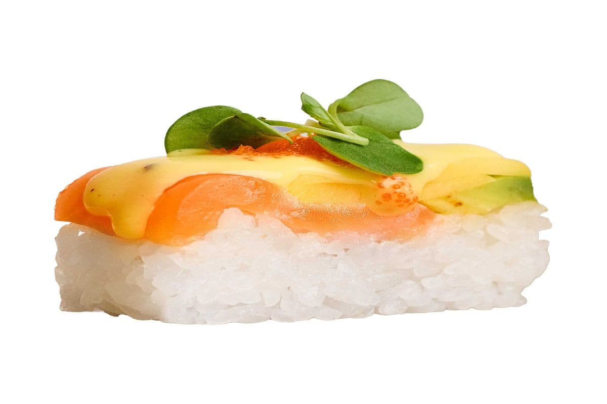 Mango salmon oshi