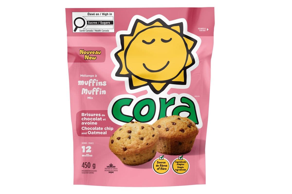 Cora Chocolate chips and oat muffin dry mix (450 g)