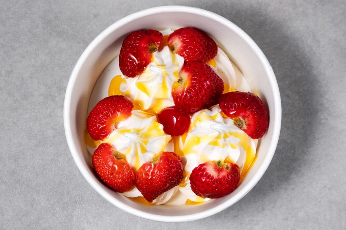 Fraise royale / strawberry split