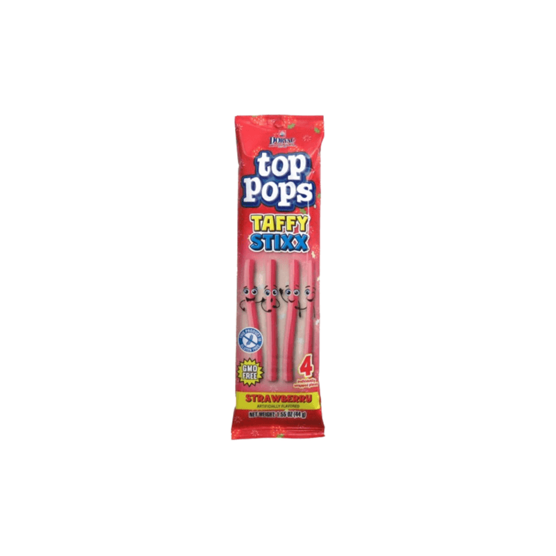 Strawberry Top Pops Taffy Stixx – Mexico (40g)