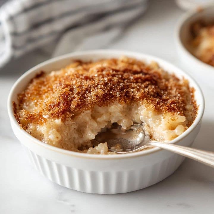 House made Rice Pudding Cinnamon 