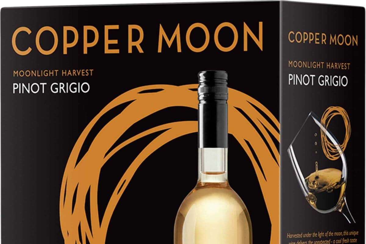 Copper Moon Pinot Grigio, 4L Wine (12% ABV) (1 x 4 L)