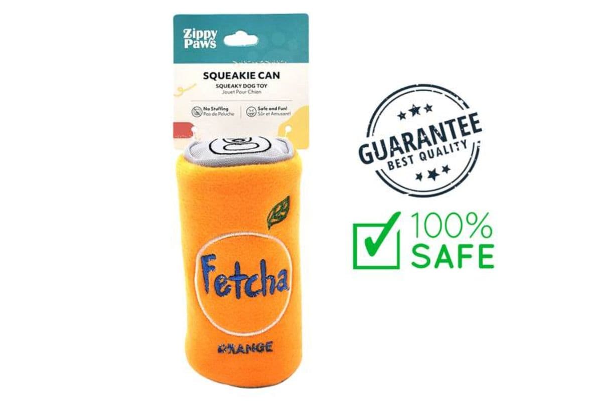 ZippyPaws - Squeakie Can Fetcha Dog Toy