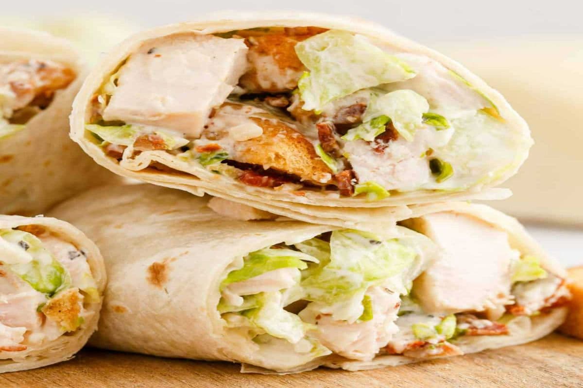Chicken Caesar wrap