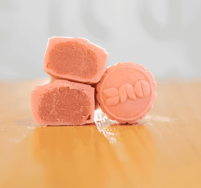 Strawberry Snow Skin Mooncake