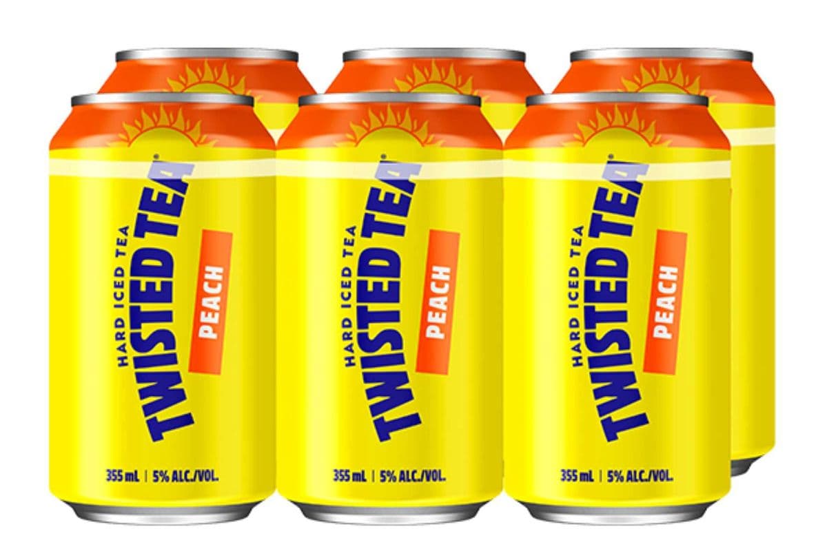 Twisted Tea - Peach (6 x 355ml Can)