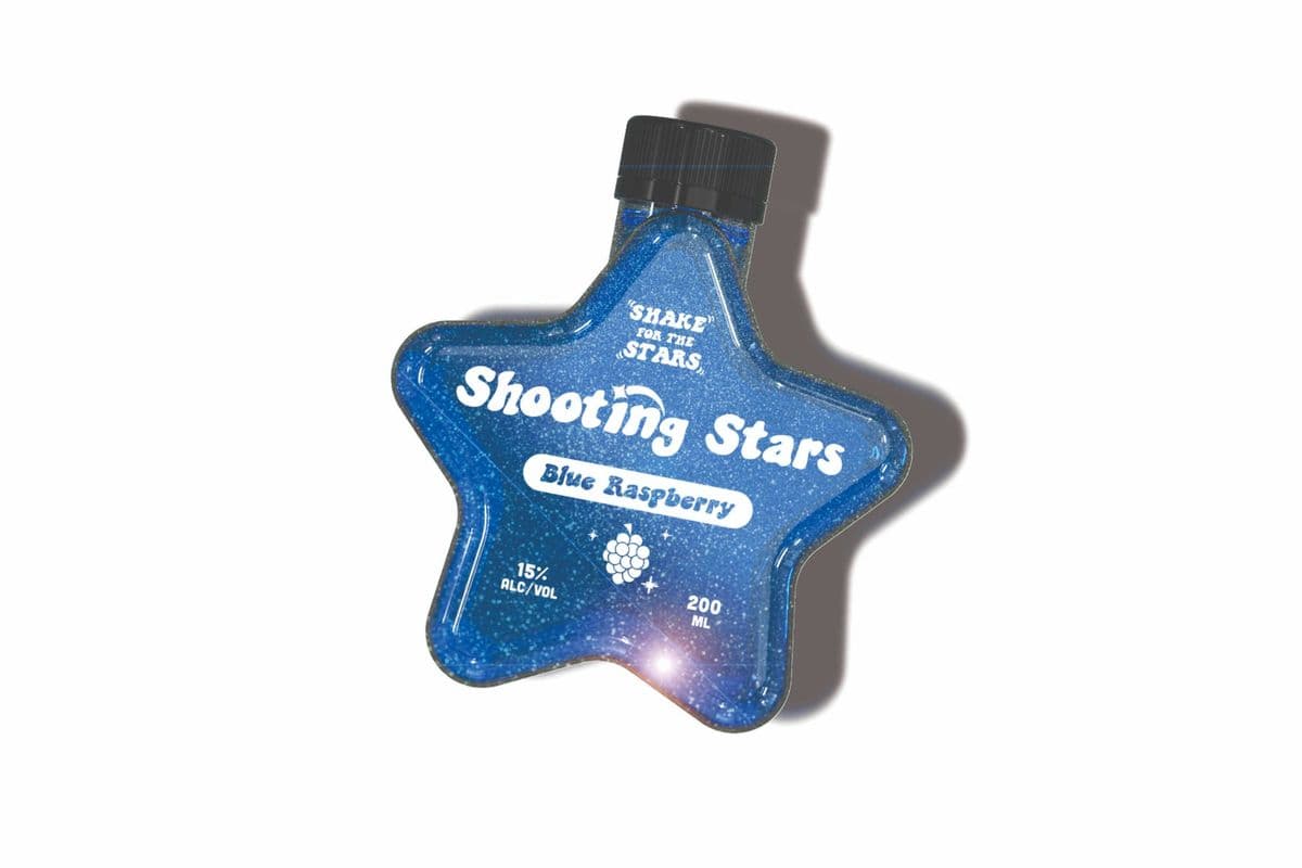 Shooting stars blue raspberry 200ml (1 x 200ml)