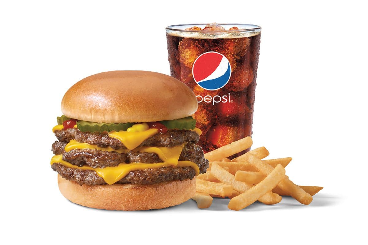 Triple Original Cheeseburger Combo
