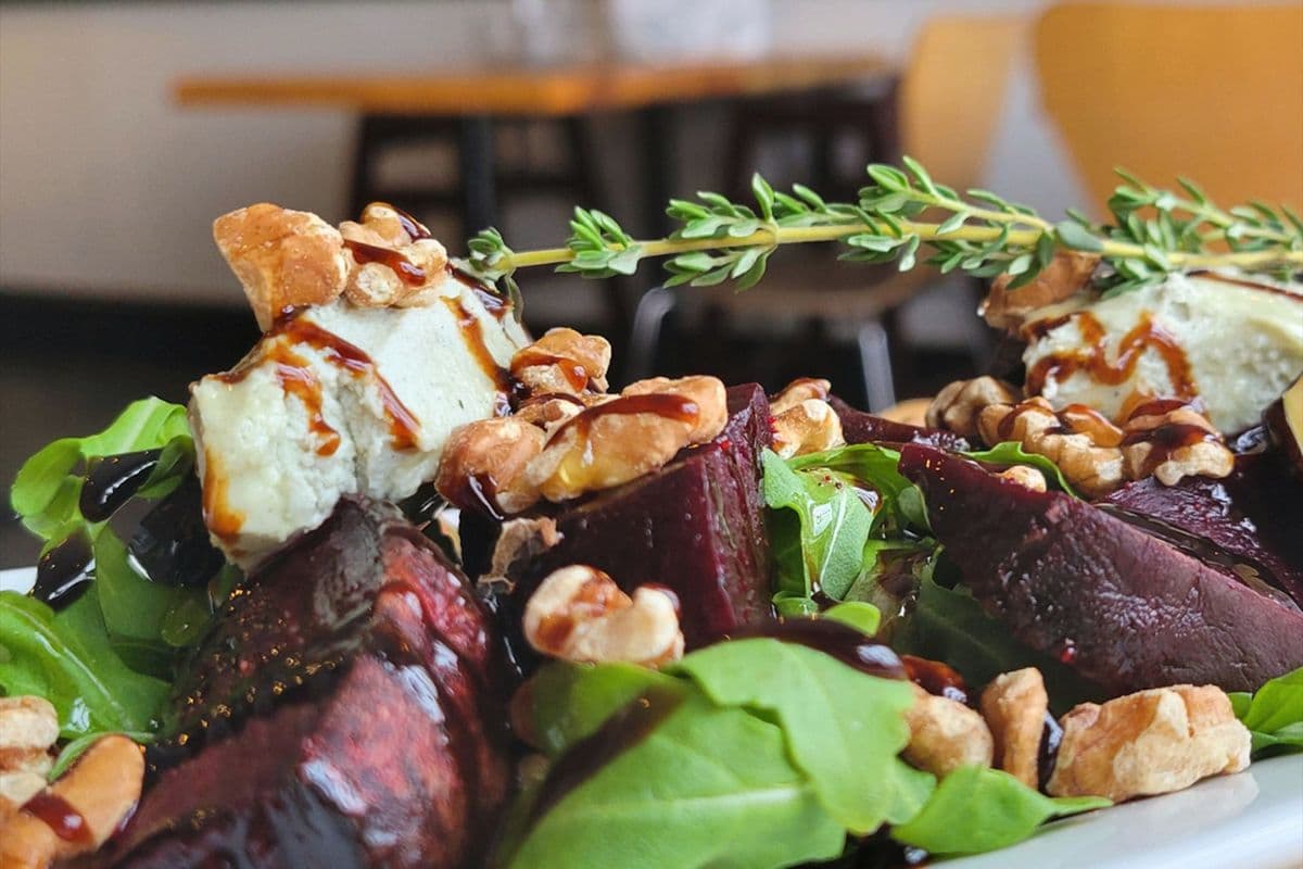 Roasted Beet and Goat Cheese Salad