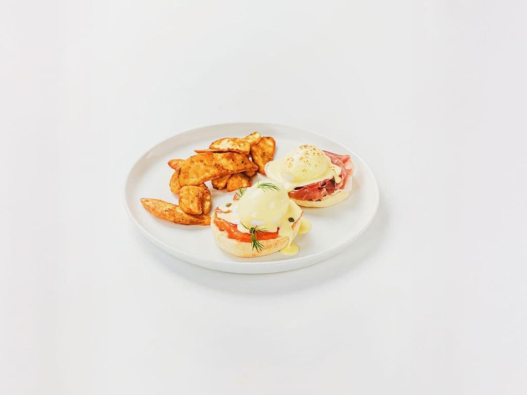 Tough Love Eggs Benedict
