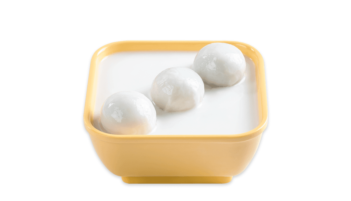 Almond Soup with Mini Glutinous Rice Balls - 杏仁茶小丸子