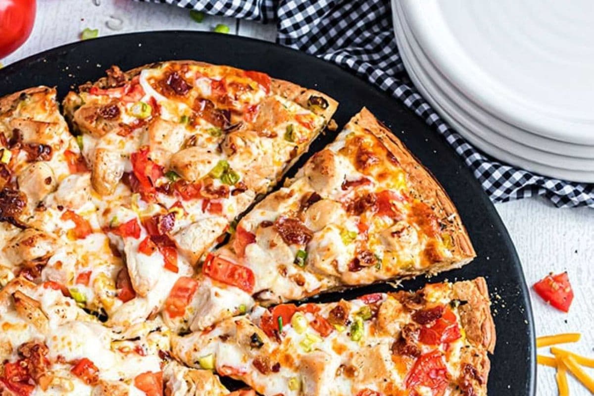 Chicken Bacon Ranch Pizza