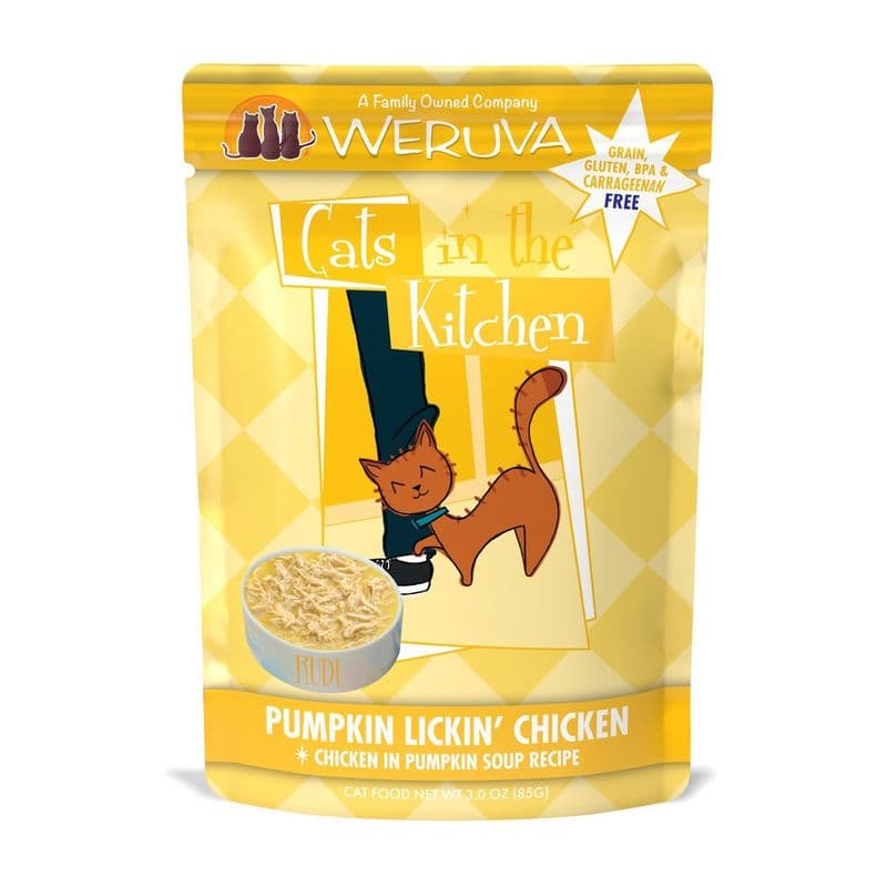 Weruva Cats in the Kitchen Pumpkin Lickin Chicken 3oz Pouch