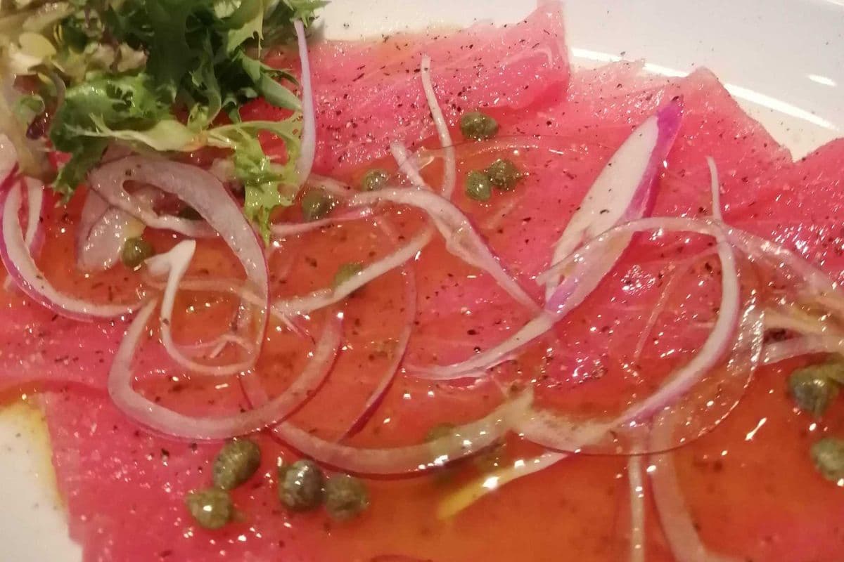 Carpaccio de Thon / Tuna Carpaccio