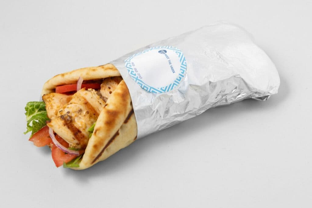 Chicken Souvlaki wrap