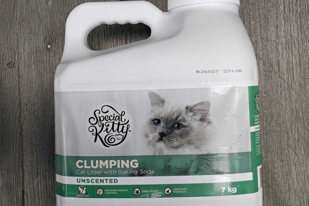 Special kitty clumping cat litter unscented (7kg)