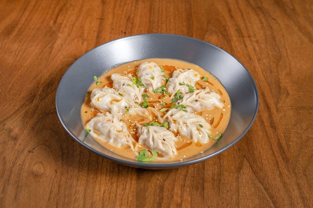cabbage jhol momo