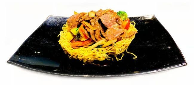 Mì Xào Giòn Bò