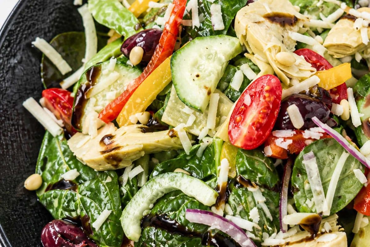 Artichoke and Spinach Salad