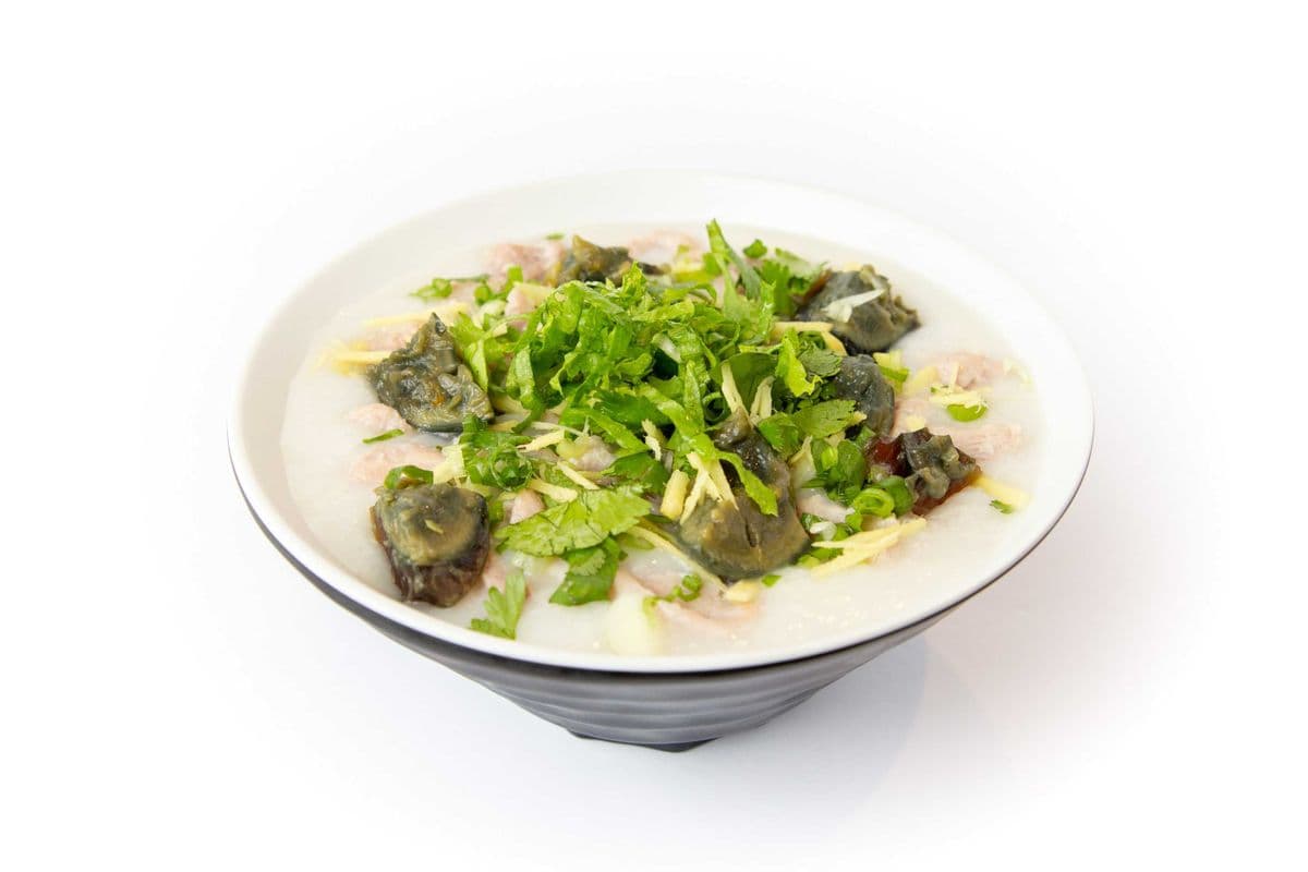 C09. Shredded Pork and Preserved Egg Congee